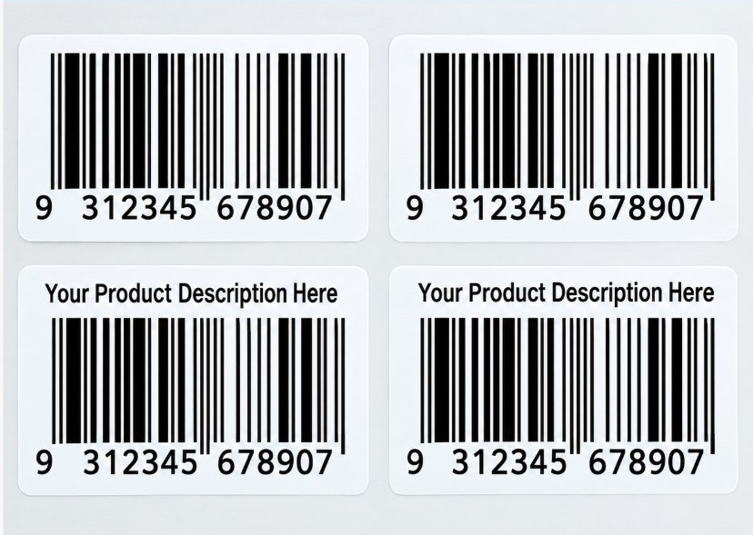 Printed Barcode Label